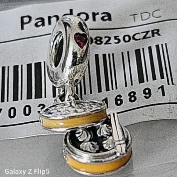 Auth Pandora Sterling Silver Retired Chinese Bao Steamer Dangle Charm 798250CZR - Picture 4 of 13